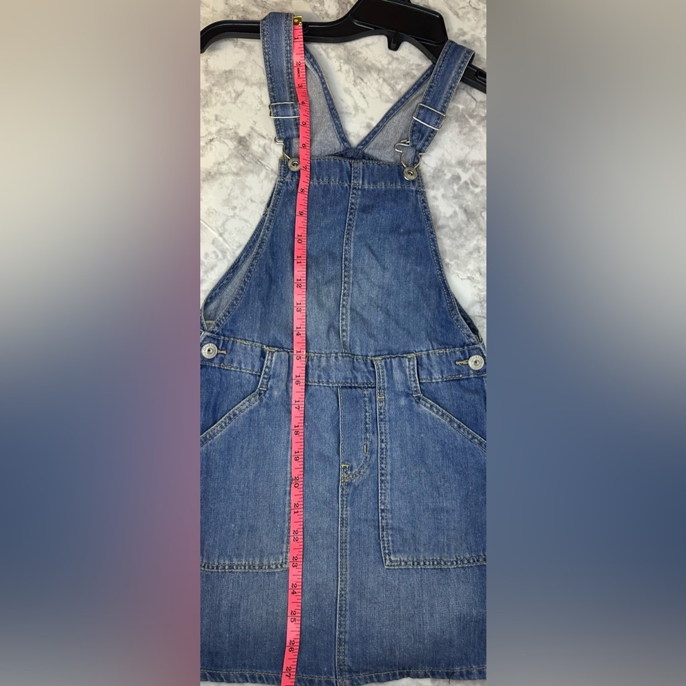 Osh Kosh Denim Overall Dress size 8 - Picture 3 of 7